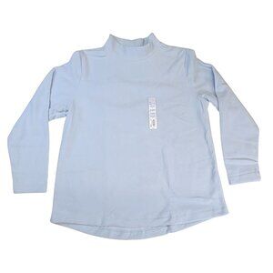 Croft & Barrow Long Sleeve Top Extra-Cozy Fleece Light Blue Womens Size L New